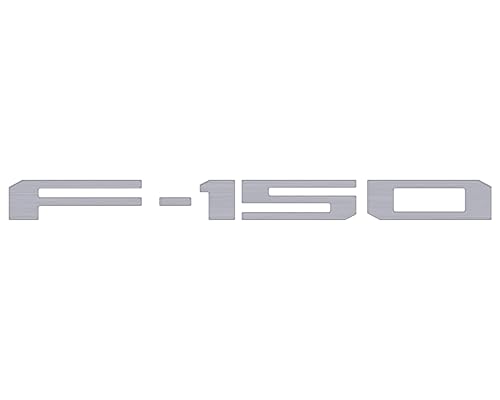 Image of F-150 Tailgate Emblem Letter Inserts - Compatible with 2021-2026 F-150