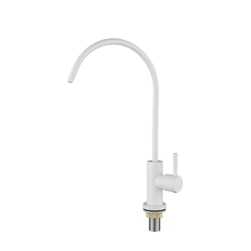 Robinet filtre eau cuisine noir en acier inoxydable rotatif 360