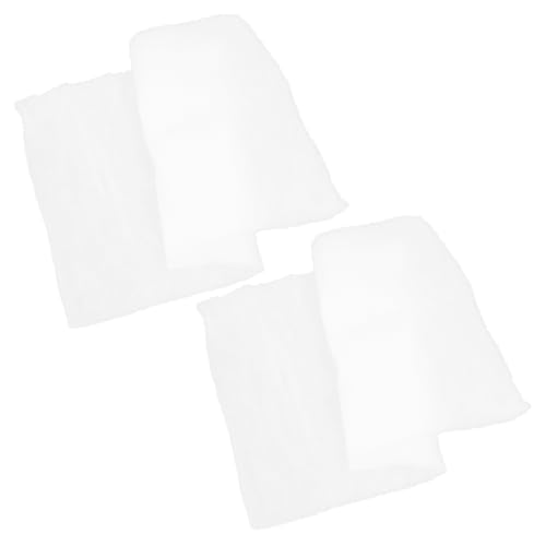 TOYANDONA 2pcs Artificial Snowflake Cotton Christmas Decor Winter Rug for Holiday Fake Blanket for Craft Winter Village Display