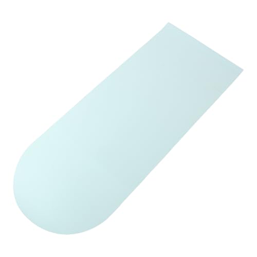 LOLIPPYY Pizarra Blanca Pequeña Autoadhesiva en Forma de Media Luna 90x40 Cm, Pegatina Reutilizable de Borrado en Seco para Pared, Papel Tapiz Borrable para Oficina, Hogar y Escuela,