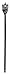 1" spade drill bit (or larger)