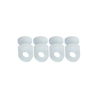 White Hiden Ceiling Fix Aluminium Curtain Hanging Track Gliders (10)