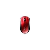 （まとめ） BUFFALO バッファロー BSMLU100RD 有線レーザー式マウス 静音／3ボタン レッド 【×3セット】