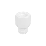 PTFE Teflon Extension Tube Fittings G1/8,G1/4,G1/2 Plastic Industrial Tubing Acid and Corrosion Resistant Extension Wire + Filament (G3/4)