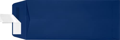 LUXPaper #10 Policy Business Envelopes | Peel & Press | 4 1/8" x 9 1/2" | Navy Blue | 80lb. Text | 250 Qty