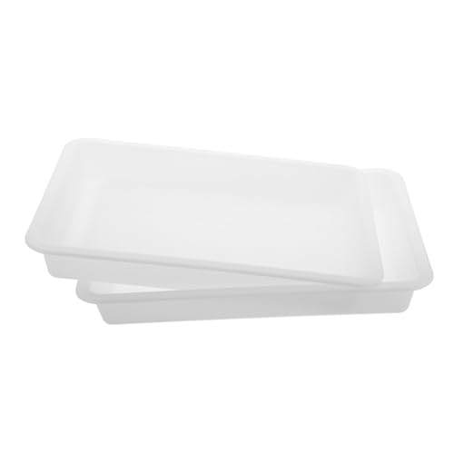 LALADEFIEE 2pcs Square Drainage Trays for Kitchen Sink Bathroom Sink Air Conditioner Drip Projects