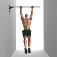 Barra de dominadas montada en la pared para interiores y exteriores, espalda, hombros, pecho, brazos, ejercicio, tríceps, bíceps, equipo de fuerza abdominal