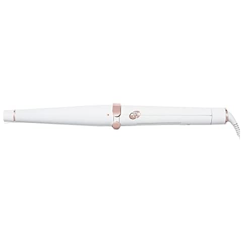 T3 SinglePass Wave Professional Curling Wand Custom Blend Ceramic Long Barrel Curling and Wave Iron with Adjustable Heat Settings for Shiny Smooth Curls and Waves Cover