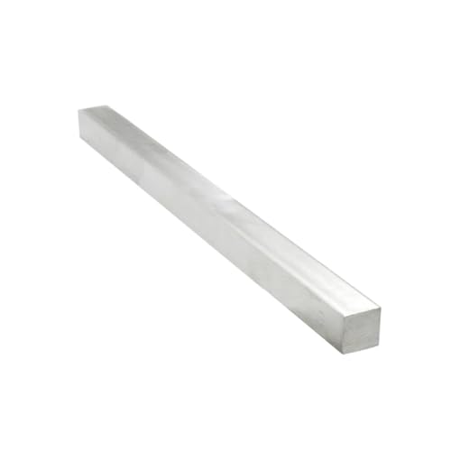 Barra plana de acero inoxidable, Barra cuadrada de acero inoxidable 304 400 mm, disponible en varios tamaños, for la conexión ejes engranajes(12mm)