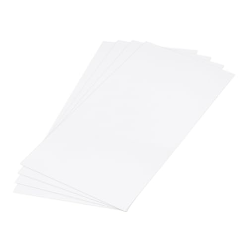 Image of MECCANIXITY ABS Plastic Sheet 24 Inch x 12 Inch x 0.06 Inch ABS Styrene Sheets for Building Model DIY Crafts Panel White 4 Pcs
