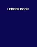  Ledger Book: Income and Expense Log Book For Smart Businesses and Personal Finance. Blue Cover