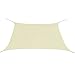 Produktbild vidaXL Sonnensegel OxFordgewebe Quadratisch 2x2m Creme Sichtschutz Windschutz