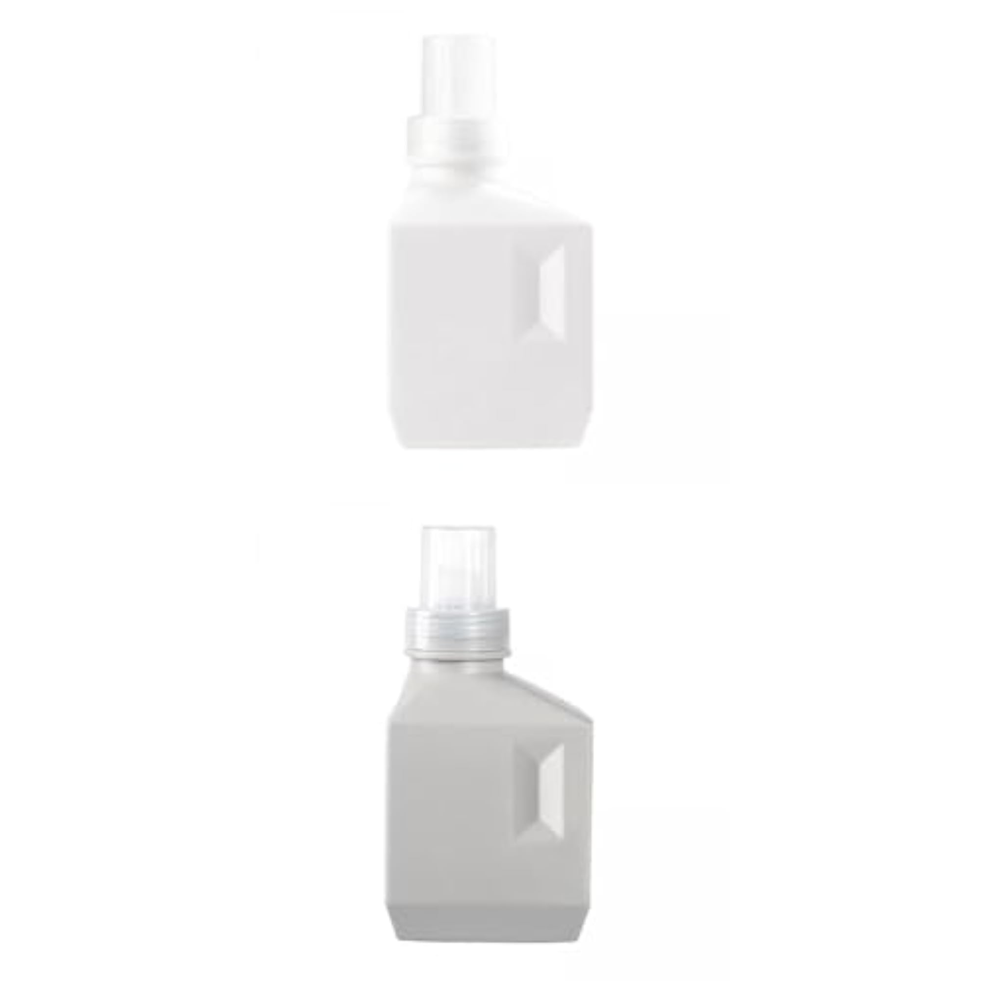 2x 1000ML Laundry Bottle with Label for Detergent Storage