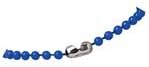 Miniatura 2 de Cadena de cuello con cuentas de plástico, 38 pulgadas de longitud, cuentas de bola (0.098 in) - Conector de acero niquelado - Soporte para insignia