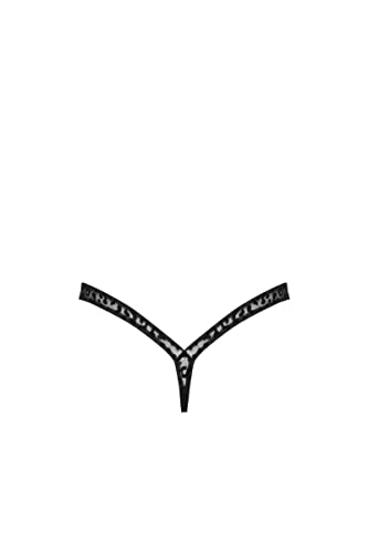 Tanga transparente con estampado de leopardo Noir Handmade P011 4