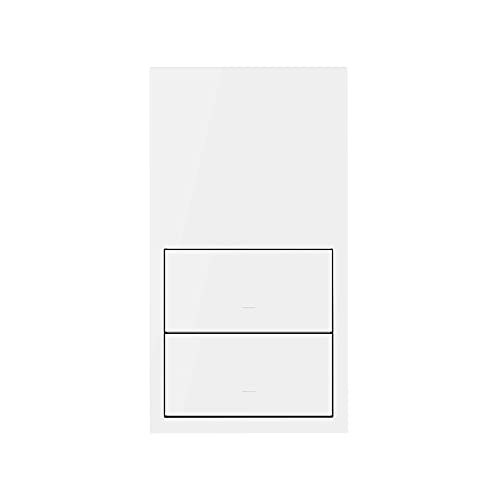 Kit front vertical 2 elementos 2 teclas interrupteur double plaque de finition encastrable