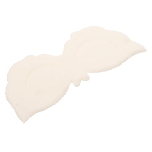 HAWILLOSCH スチームフェイシャルマスク cooling towel face mask eye patch フェイシャル用の冷たいホットタオル フェイシャルマスクタオル ぬいぐるみ 白い