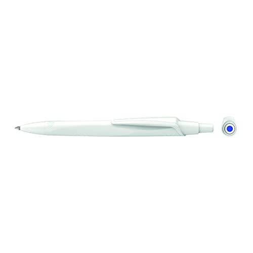 Stylo bille rechargeable Schneider RECO blanc pour vos réunions - 4