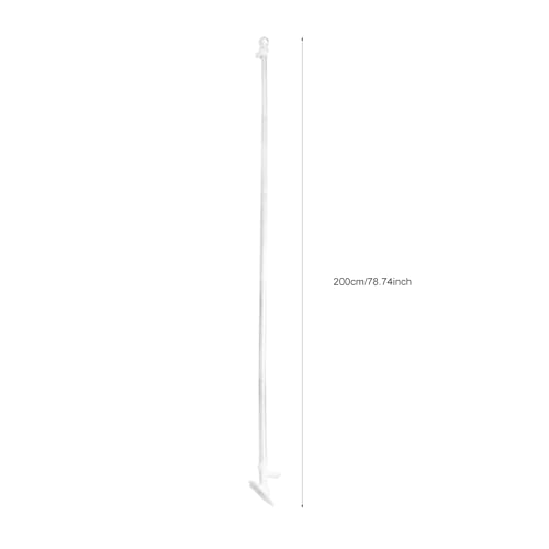 Mât de drapeau extérieur complet support rotatif et base aluminium