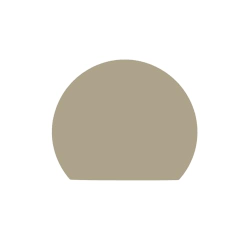 まな板 丸いまな板 D型 耐熱エラストマー かまぼこ型 食洗機対応 耐熱 穴無し抗菌 黒 ベージュ 半円 円形 合成ゴム 抗菌 滑らない 料理器具 キッチン用品 薄型 軽量 30×26cm 両面利用可能