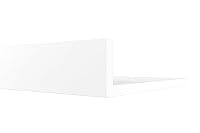 HEXIMO Winkelprofil weiß 1.7 Meter Profile - XPS Abdeckleisten für Heizungsrohre, L-Profil Rohrabdeckleiste Eckleiste Modell: HRA-6-71x280 mm (10.2 Meter / 6 Leisten) – Ansicht 3