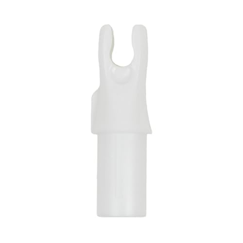 Encoches S-Nocks Bohning blanches pour tubes .246 diamètre standard lot de 12