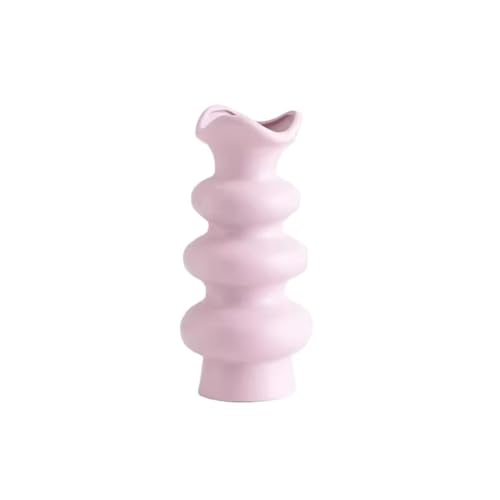 Vase en céramique moderne violet pour relooker une table de salon - 2