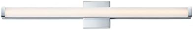 Maxim 52006PC Spec Collection 36 Inch Dimmable LED Bathroom Vanity Light I 3000K I Polished Chrome I Modern Contemporary Light Fixture I Perfect for Bathroom Vanities