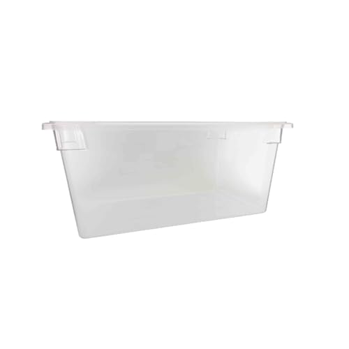 A-to-Z Supply PLFB182609PC Food Storage Box, 13 Gallon, 18" x 26" x 9", withstands Temperature -40° to 210°F, Shatter and Scratch Resistant, Dishwasher Safe, Polycarbonate, Clear, NSF