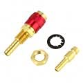 Omabeta Water Cooled & Gas Adapter Quick Connector, 3Pcs 8Mm Water Cooled Gas Adapter Quick Connector Fitting Hose Connector Tig Welding Equipment Accessory For Tig Welding Torch #TOP5