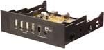 SIIG USB 2+1394 6-Port Bay Hub Blk