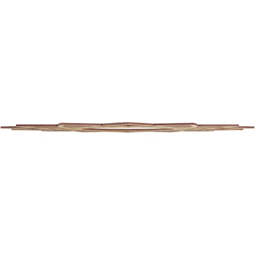 Image of Ekena Millwork 32 inchOD x 12 3 /8 inchID x 3 /8 inchT Eleanor Wood Fretwork Pierced Ceiling Medallion, Hickory