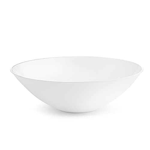 16 Oz Plastic Bowls Disposable White Soup Bowls Disposable Bowls For Soup, Cereal And Salad Disposable Bowls For Holiday, Wedding Catering Supplies Fancy Dinnerware White Party Bowls [20 Pack] #TOP5