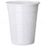 A406 White Plastic Disposable Water Cups Strong Drinking Tumbler Glasses Clear And Cups 7 Ounce (1000 Cups, )