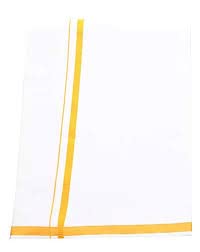 qwid Traditional Mens Cotton Dhoti White Color 2 Metres Pack of 1-picture-11
