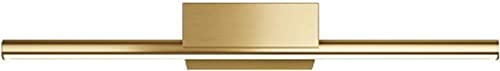 Aplique de pared moderno , Apliques de pared, luz de espejo, lámpara de tocador LED for baño, latón, luz de espejo en V, con pantalla de acrílico, neutro, luces de gabinete con espejo retro, luz LED f