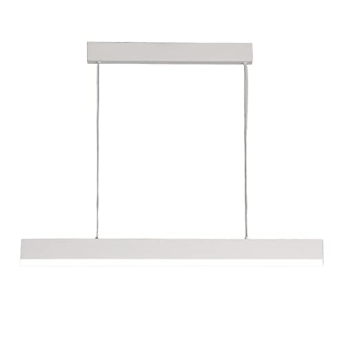 Lumière suspendue LED linéaire en métal moderne et diffuseur acrylique haut de gamme pour salon