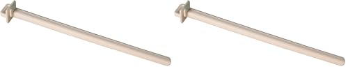 Arquivet Grand perchoir en Plastique 16 cm - Accessoires pour Cages à Oiseaux, inséparables, canaris, perruches, chardonnerets - Décoration Cage - Jouets - Blanc (Lot de 2)