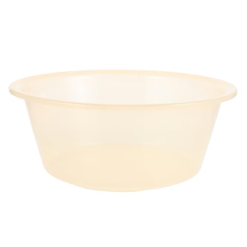 Bañera plástica transparente para pies, espaciosa y duradera