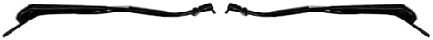 WECAN FIXOUT 22111206 Windshield Set of 2 Front Driver & Passenger Side Fits Pair (Steel,Black)
