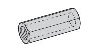 B6551/2ZN -- COUPLER 1/2 INCH