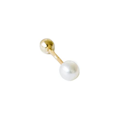 Boucles d'oreilles pour femmes argent 925 doré avec perles, le cadeau idéal pour marquer un moment