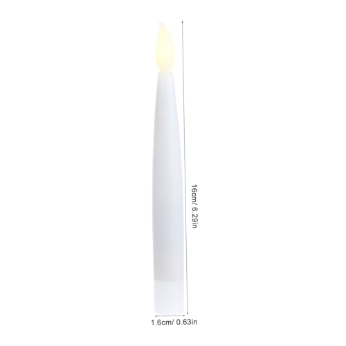 Velas LED para candelabros en pack de 12 para decoración navideña 2