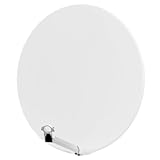 HDSAT Parabole Satellite 85 cm en FIBRE COMPOSITE (couleur: Blanche)Matériau composite anti-corrosion, résistant aux UV, aux chocs physiques et aux variations thermiques.