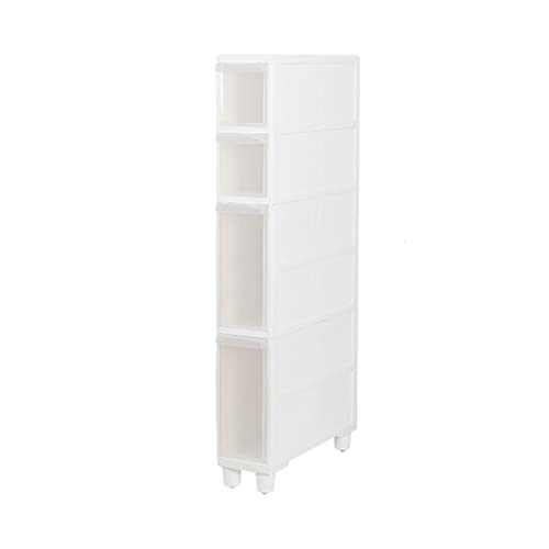 LILIKY Slot Storage Cabinet Drawer Type Bathroom Locker Narrow Slot Kitchen Slot Cabinet Slot Rack Storage cabinet (Size : 14 * 45 * 98.7cm)
