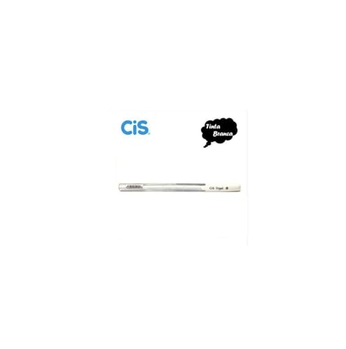 Caneta Gel Cis Trigel Branca - Kit c/2unidades