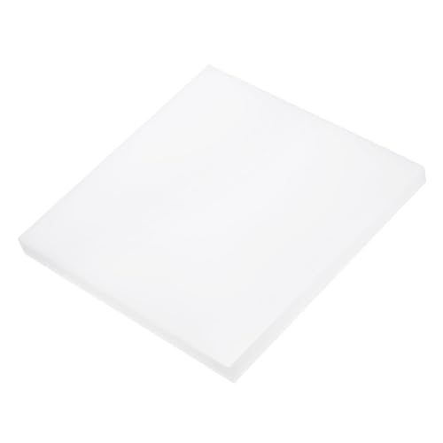 Image of DMiotech 12 x 12 x 3 /4 Inch Plastic UHMW Sheets, Ultra High Molecular Weight Polyethylene, Opaque White Polyethylene Board for Automotive, Chemical, Manufacturing, DIY Home Kitchen
