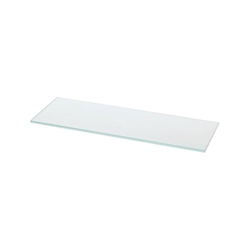Estantería para Baño Rectangular - Estante de Ducha de Vidrio Templado - Color Cristal Mate - 700 x 200 x 6 mm - Espesor de la Balda: 6 mm - Rei