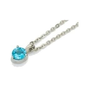 [ブルートパーズ]純チタンネックレス 煌き[カーボン・オフセット対象]