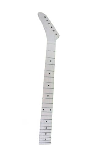 Manche de guitare gaucher banane en érable 25.5" avec 22 frettes